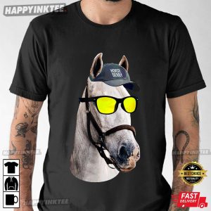 Funny Horse Racing Vintage Horse Portrait KY Derby Horse Shirt