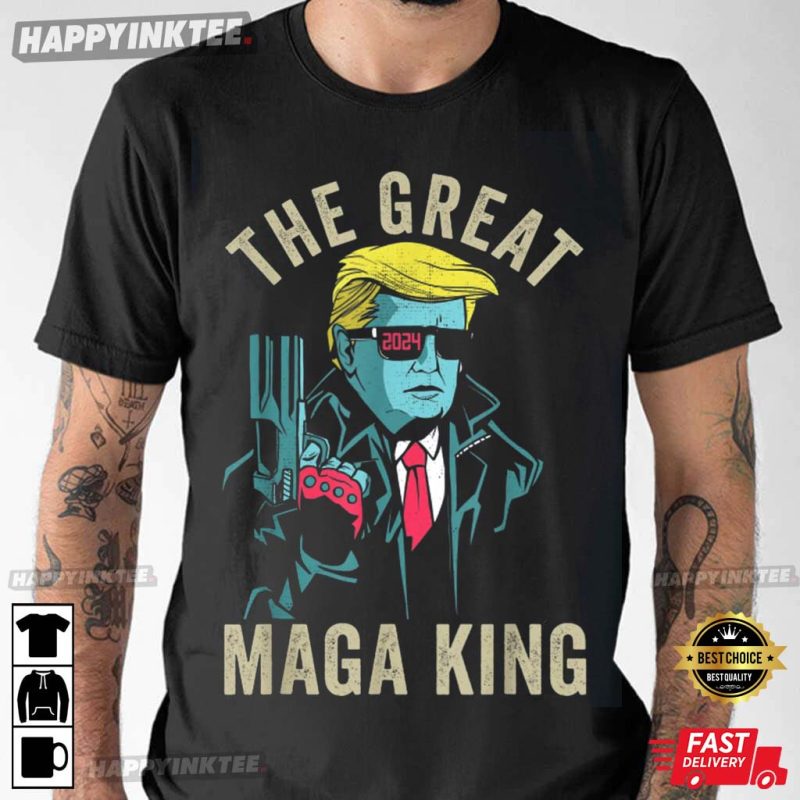 Donald Trump 2024 Ultra Maga The Great Maga King T-Shirt