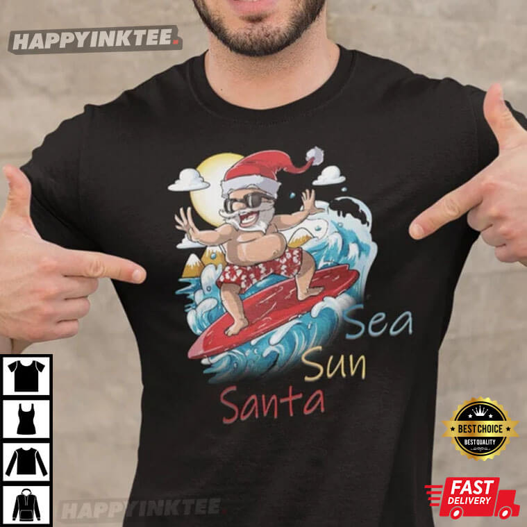 Christmas in July Shirt Santa Shirt Vacation Shirt