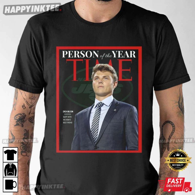 Zach Wilson Person of the Year Time TShirt