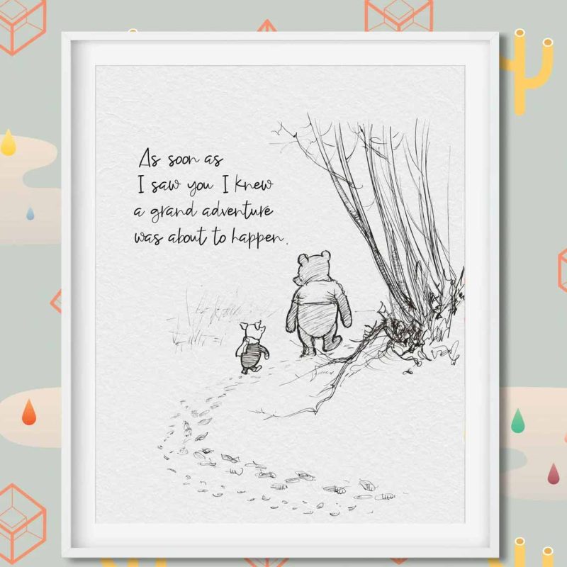 Winnie The Pooh Quotes Poster