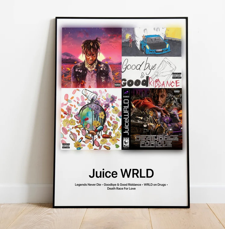 Juice Wrld Clean Album Poster