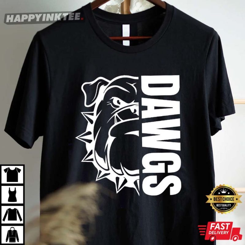 Bulldogs School Spirit Dawgs TShirt