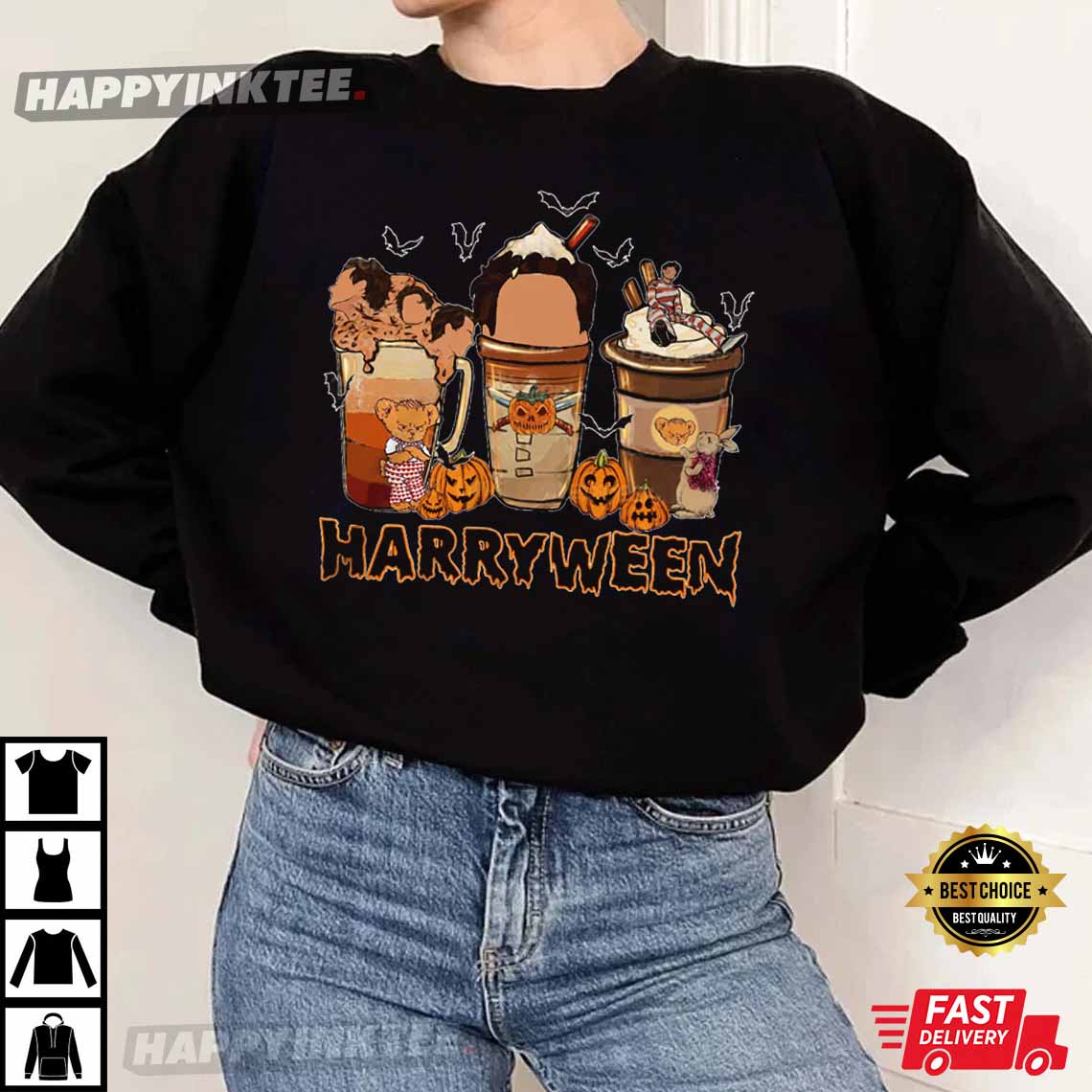 Harryween Harry Styles Merch For Halloween T-Shirt Harryween Harry Styles Merch For Halloween T-Shirt