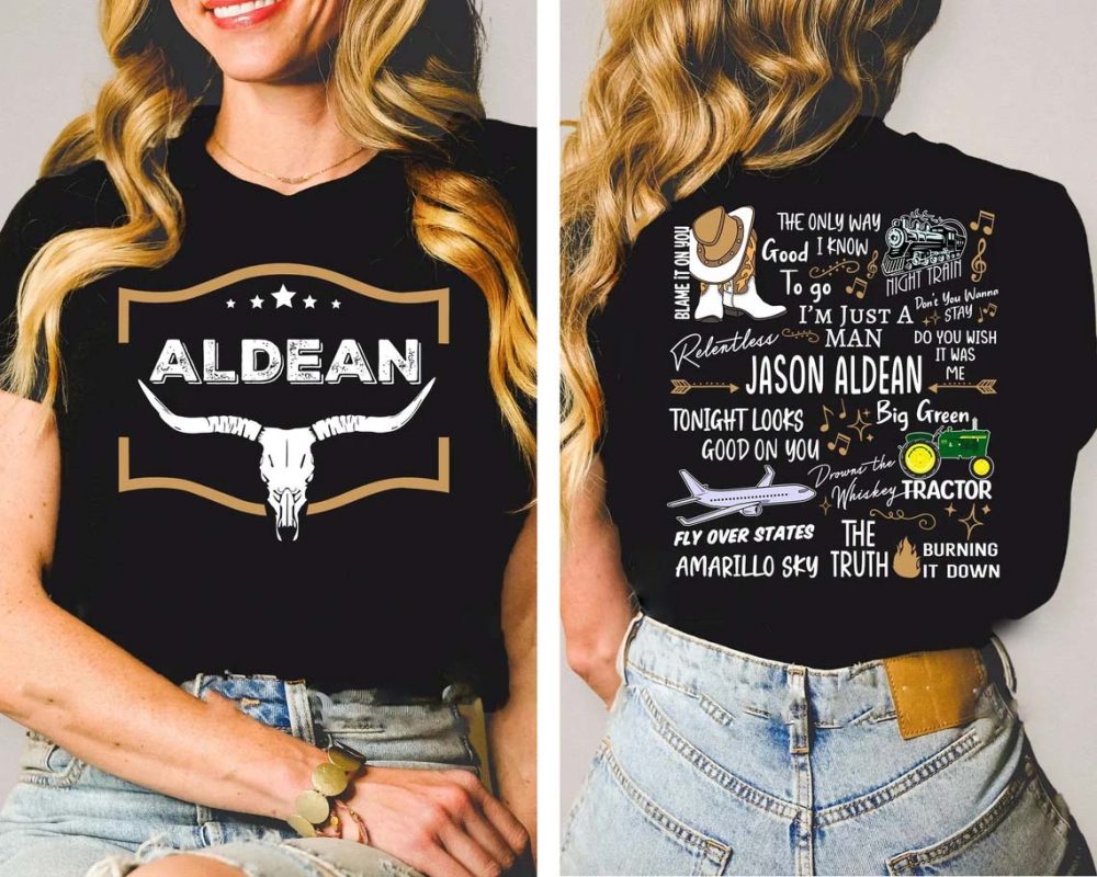 jason aldean shirts western