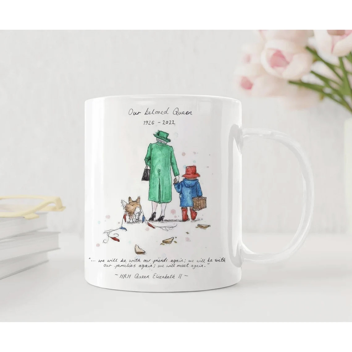 RIP Queen Elizabeth II Paddington Bear Personalized Mug RIP Queen Elizabeth II Paddington Bear Personalized Mug