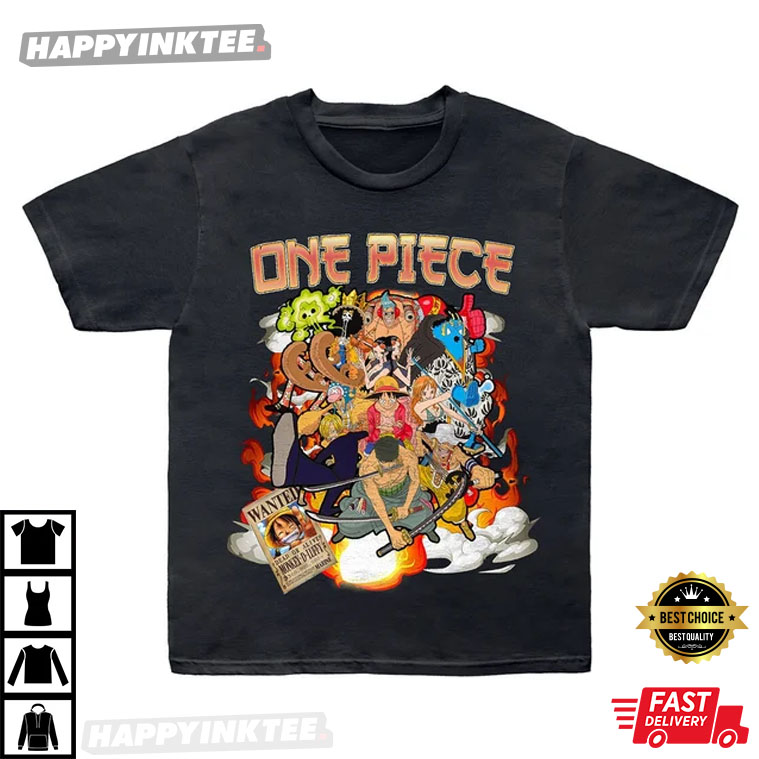 One Piece Crew Anime Lover T Shirt 3