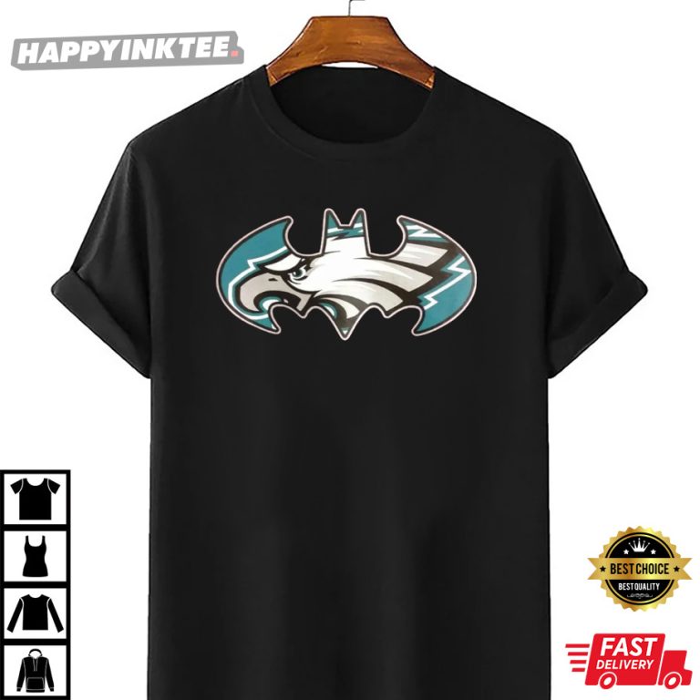 Philadelphia Eagles Batman Logo NFL New TShirt