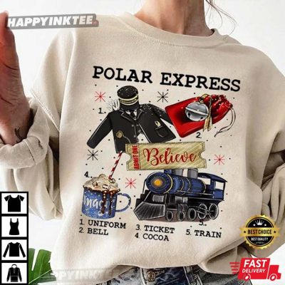 Polar Express Men's Journey T-Shirt - Officially Licensed, Detailed Artwork, Classic Fit - View #5