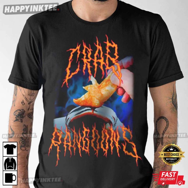 Crab Rangoon Lover Heavy Metal Tshirt
