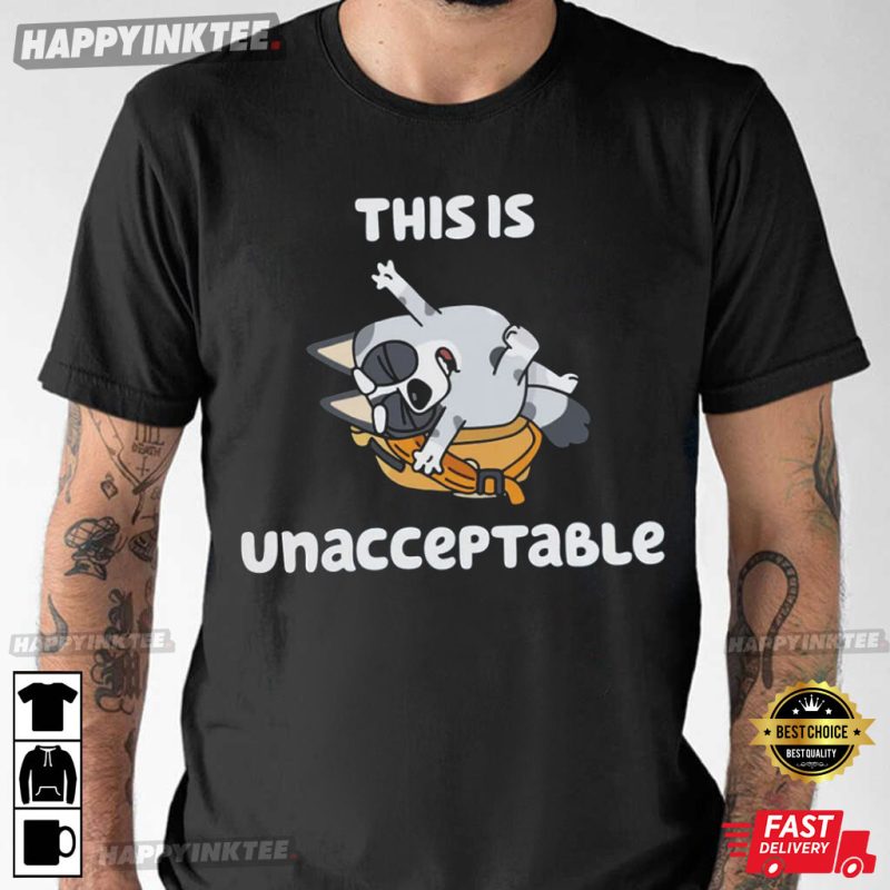 This is Unacceptable Bluey Muffin And Bingo Best TShirt