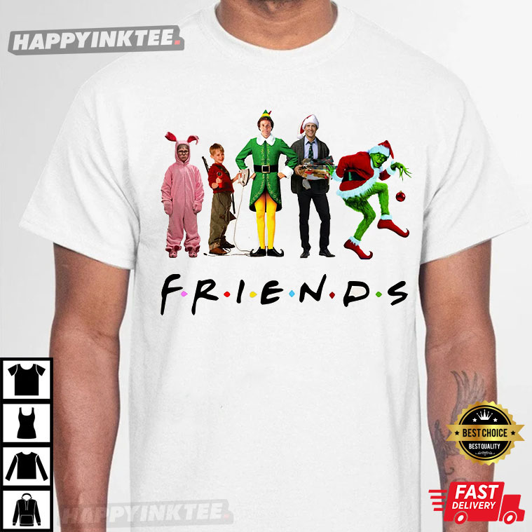 Christmas Christmas Friends Christmas Party T Shirt 1