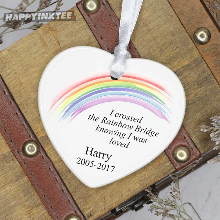 Rainbow Bridge Pet Memorial Ornament