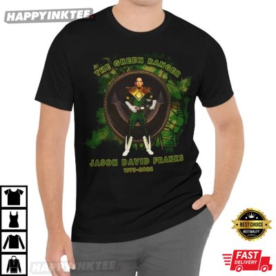 Power Ranger Leo Rips Shirt RIP Jason David Frank Memorial Green Power Rangers T-Shirt