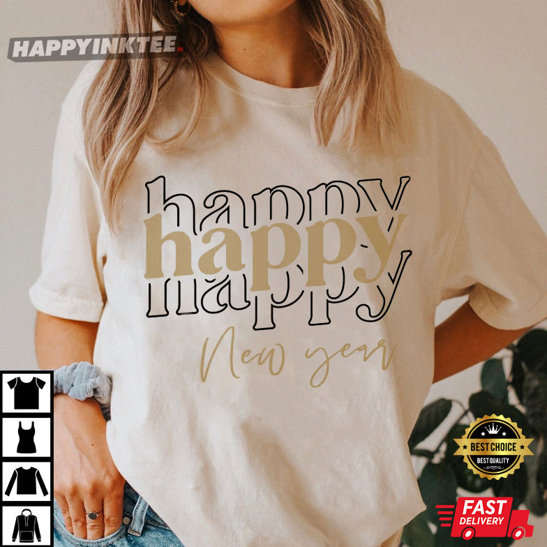 Happy New Year Crew New Year Gift T Shirt 2