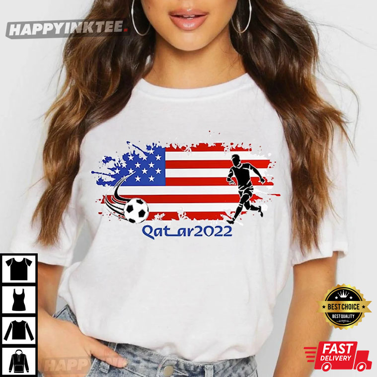 USA Soccer World Cup 2022 Qatar T Shirt 2