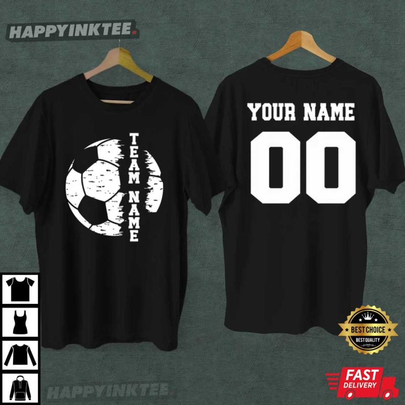 Custom Personalized Soccer Team Gift For Him TShirts