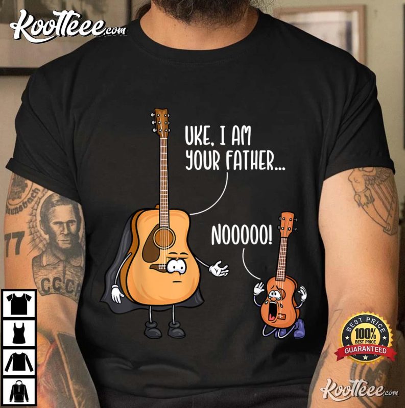 Uke I Am Your Father Funny Musical Instruments TShirt