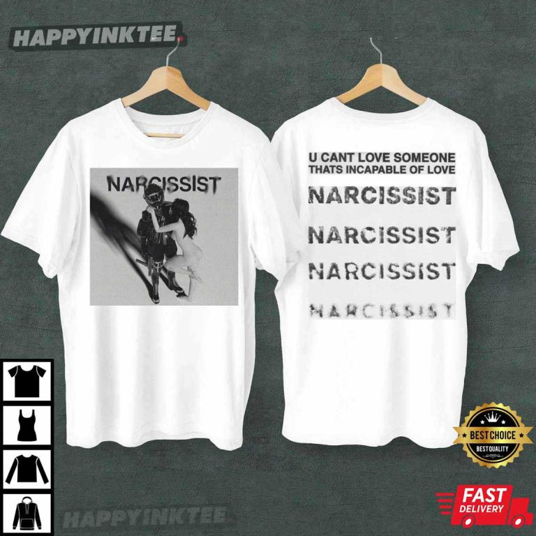 Playboi Carti Narcissist T Shirt New Hip Hop Merch 2023 - Foto 3