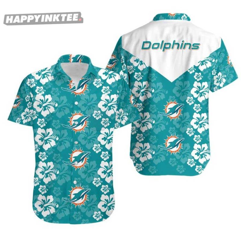 Miami Dolphins Hawaiian Flowers Shirt 1