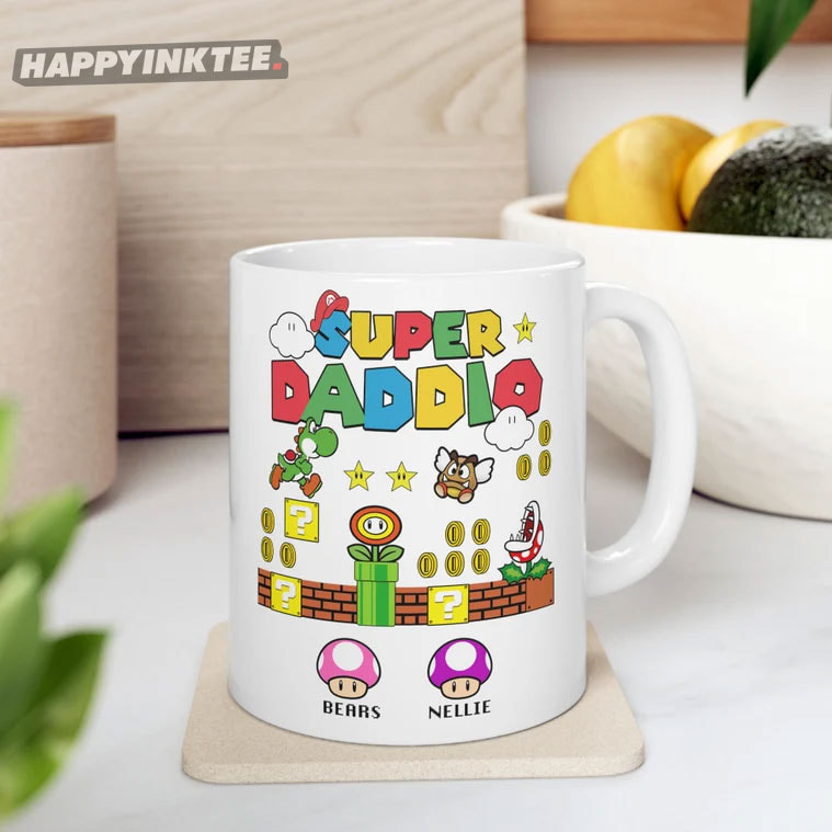 Super Daddio Super Dad Mug Cute Gift For Dad Mug 1