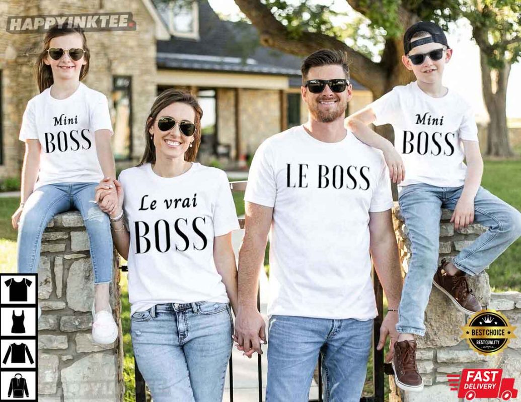 France Family Boss Matching T Shirt