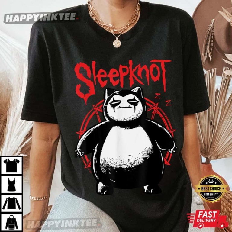 Snorg Funny Slipknot Sleepknot Snorlax T-Shirt