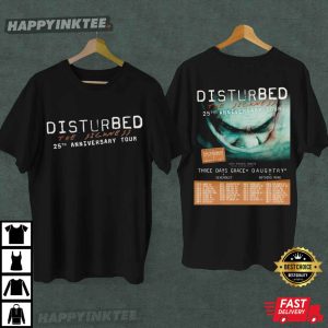 Disturbed The Sickness 25th Anniversary Tour 2025 T Shirt (1)