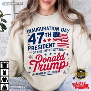 Donald Trump Inauguration Day 2025 47th US President T Shirt (5)
