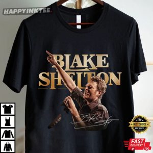 Blake Shelton Country Music Tour Merch Fan Gift T Shirt (4)