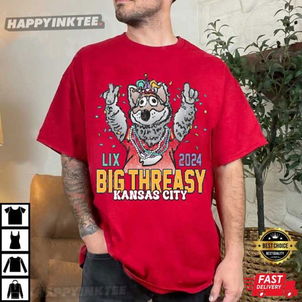 Kansas City Wolf Big Threasy Nola Bound Red Kingdom T-Shirt