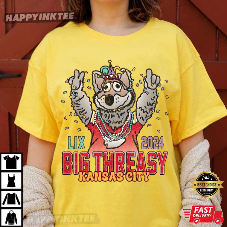 Kansas City Wolf Big Threasy Nola Bound Red Kingdom T-Shirt Kansas City Wolf Big Threasy Nola Bound Red Kingdom T-Shirt