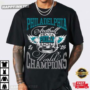 Philadelphia Football World Champions Ring Super Bowl LIX T-Shirt