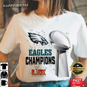 Philadelphia Eagles 2025 Champions LIX Football T Shirt (4)