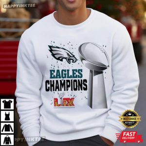 Philadelphia Eagles 2025 Champions LIX Football T Shirt (1)
