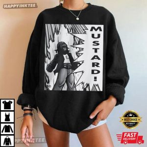 Kendrick Lamar Mustard Anime Style T Shirt (4)