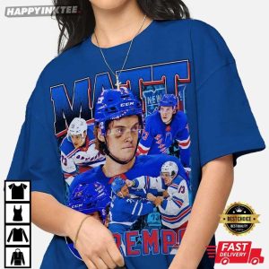 Matt Rempe New York Rangers Bootleg Hockey T Shirt (2)