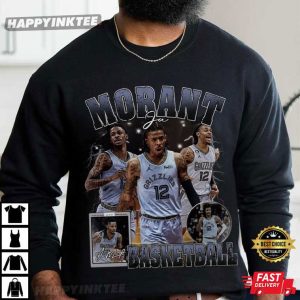 Ja Morant Memphis Grizzlies Basketball 90s Bootleg Classic T Shirt (1)
