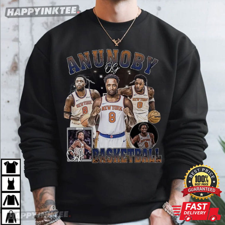 OG Anunoby Basketball New York Knicks NBA Vintage T-Shirt OG Anunoby Basketball New York Knicks NBA Vintage T-Shirt