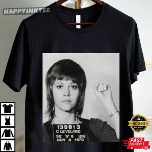 Jane Fonda Mug Shot Vintage T Shirt