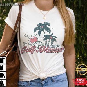 Gulf of Mexico Beaches Tropical Vibes Vacation T Shirt (4)