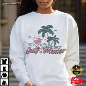 Gulf of Mexico Beaches Tropical Vibes Vacation T Shirt (1)