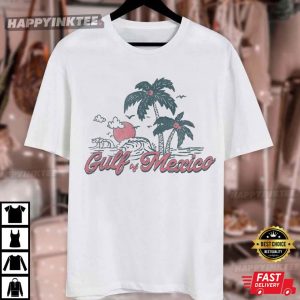 Gulf of Mexico Beaches Tropical Vibes Vacation T Shirt (2)