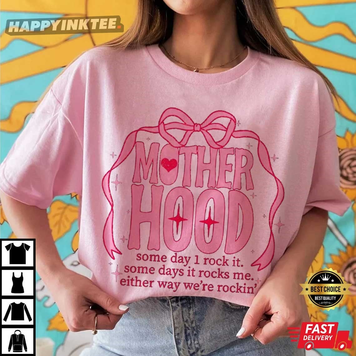 Motherhood Some Days I Rock It Mothers Day T-Shirt Motherhood Some Days I Rock It Mothers Day T-Shirt