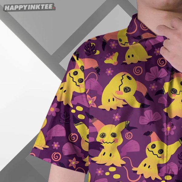 Mimikyu Pokemon Tropical Summer Hawaiian Shirt And Shorts