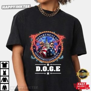 DOGE Department of Government Efficiency Trump Musk T Shirt (1)