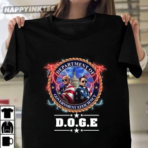 DOGE Department of Government Efficiency Trump Musk T Shirt (2)