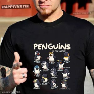 Penguins Of The World Cute Penguins Lovers T Shirt (3)