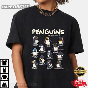 Penguins Of The World Cute Penguins Lovers T Shirt (1)