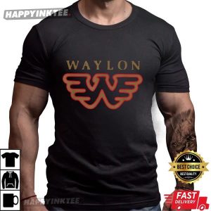 Waylon Jennings Flying W Logo T Shirt (4)